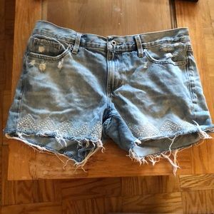 Lucky Brand Distressed Jean Shorts